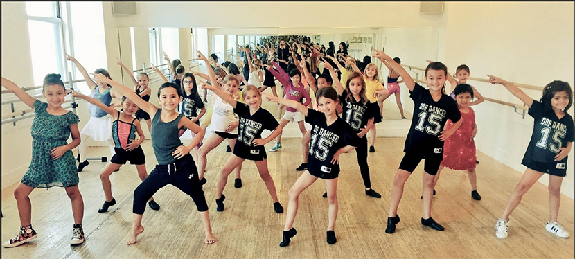 children who are dancers in the Downtown Dance Factory