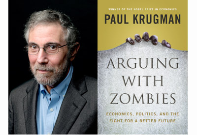 Paul Krugman and his new book cover