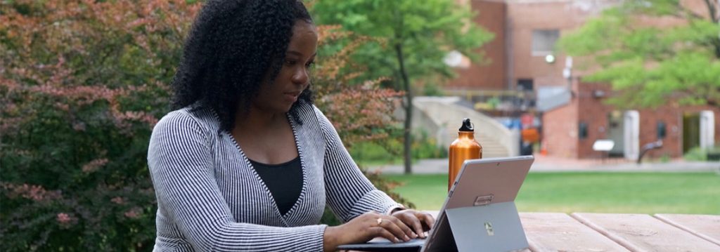 Student on Tablet