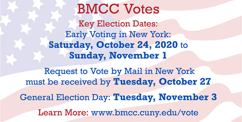 voting information for BMCC students