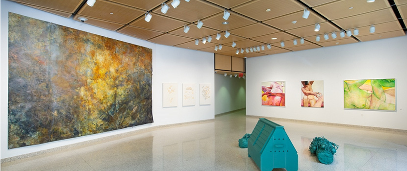 paintings at the Shirley Fiterman Art Center